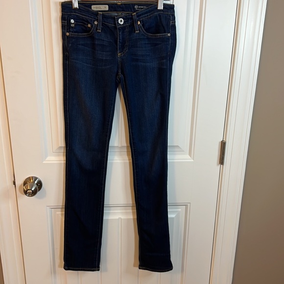 Ag Adriano Goldschmied The Stevie slim straight size 25 R in a dark rinse - Picture 4 of 15